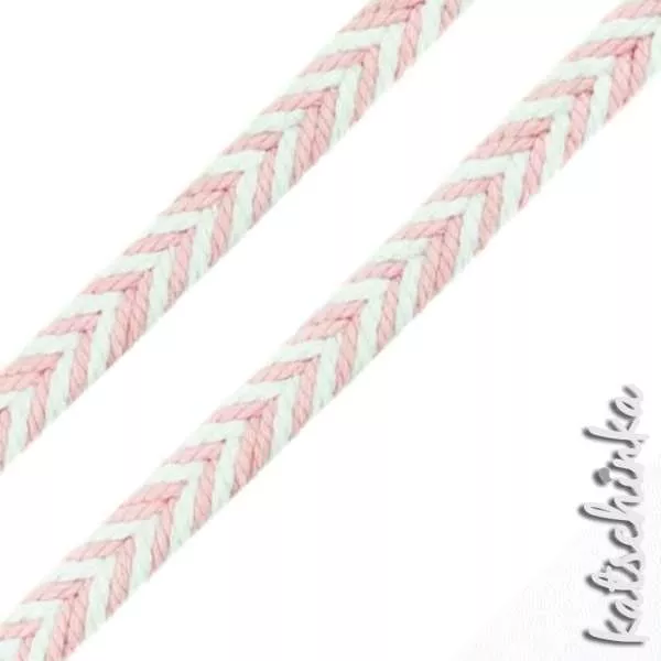 Fischgrät Baumwoll-Kordel 10 mm – Hochwertiges Hoodieband für Kleidung & Taschen